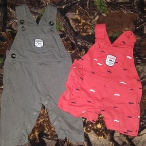 2 Pairs Infant Overalls